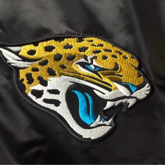 Vtg Starter Jacksonville Jaguars NFL Football Satin Starter Jacket Mens SZ XXL - Picture 2 of 13